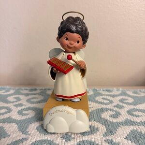 Gabriel of Hallmark’s  Children’s Angel Choir Animated Christmas Pageant Singing